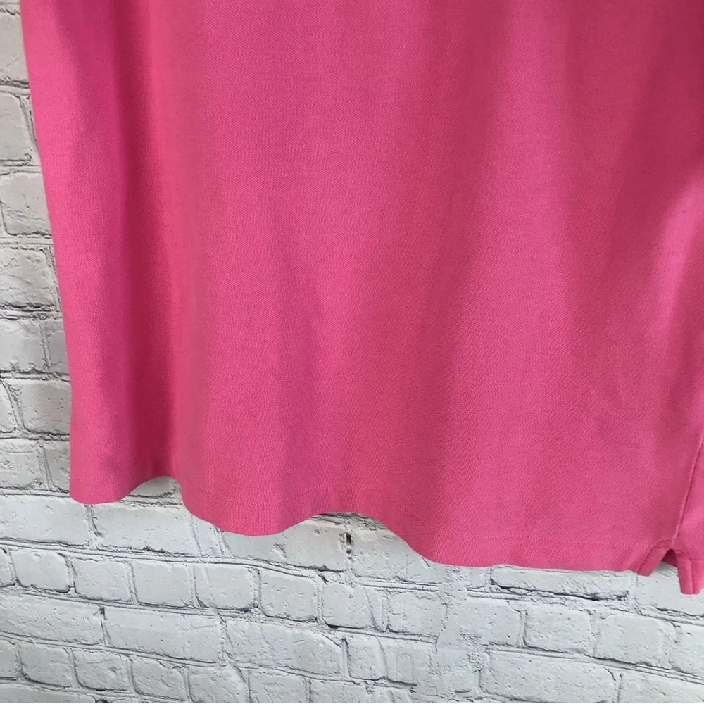 Vineyard Vines Classic Pique Polo short sleeve shirt cotton hot pink size large - Picture 4 of 7